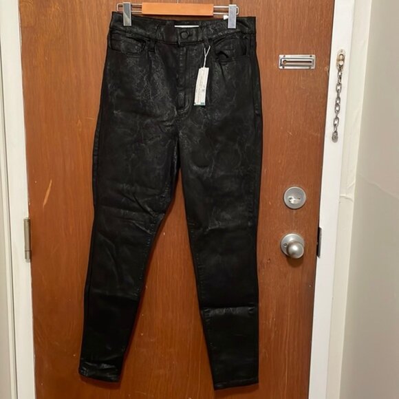 NWT Dynamite Kate Ultra High Rise Snakeskin Skinny Jeans - Picture 2 of 10